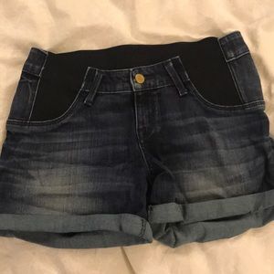 Denim Maternity Shorts